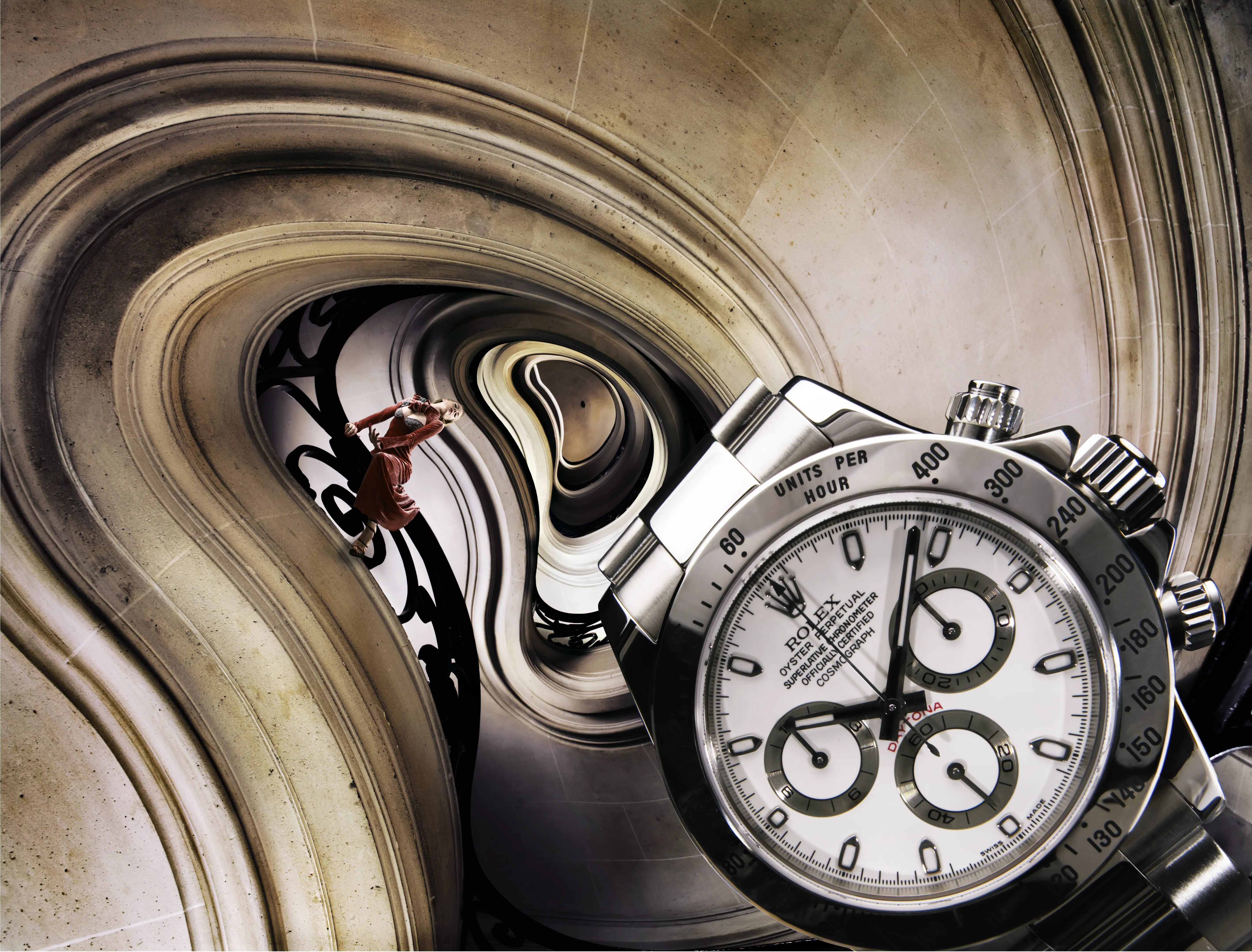 Rolex Daytona — campagne horlogerie prestige